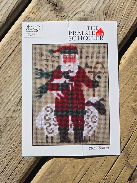 The Prairie Schooler - 2019 Santa - Cross Stitch Pattern
