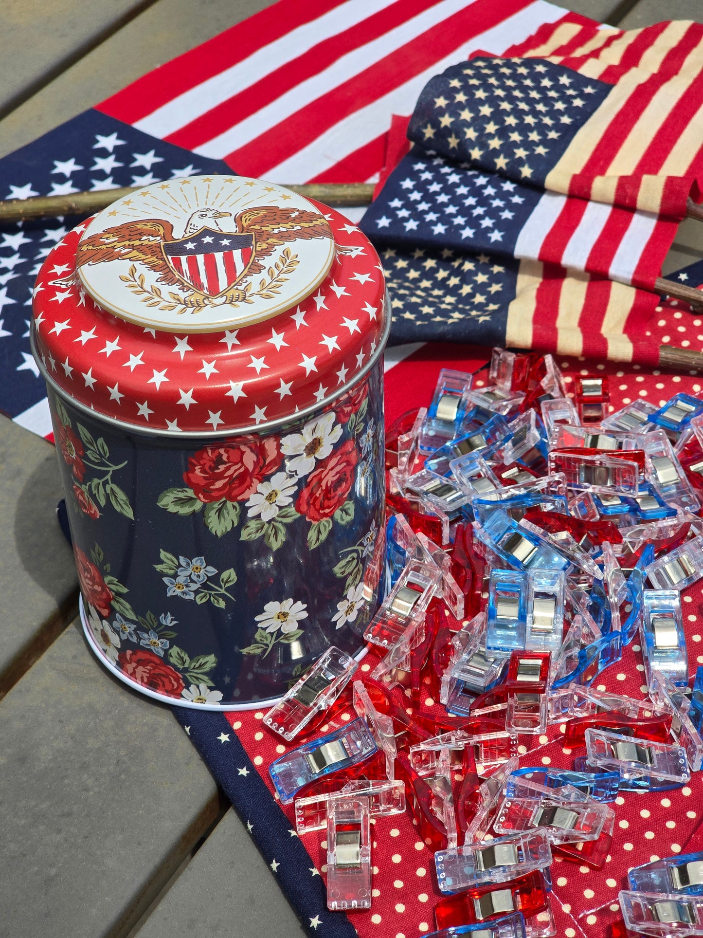 Riley Blake Designs - Independence Quilty Clips