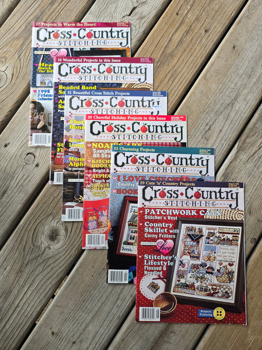 Cross Country Stitching Magazine - 1995 Bundle