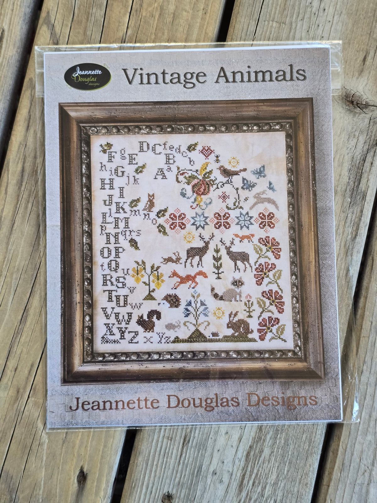 Jeanette Douglas Designs - Vintage Animals - Cross Stitch Pattern