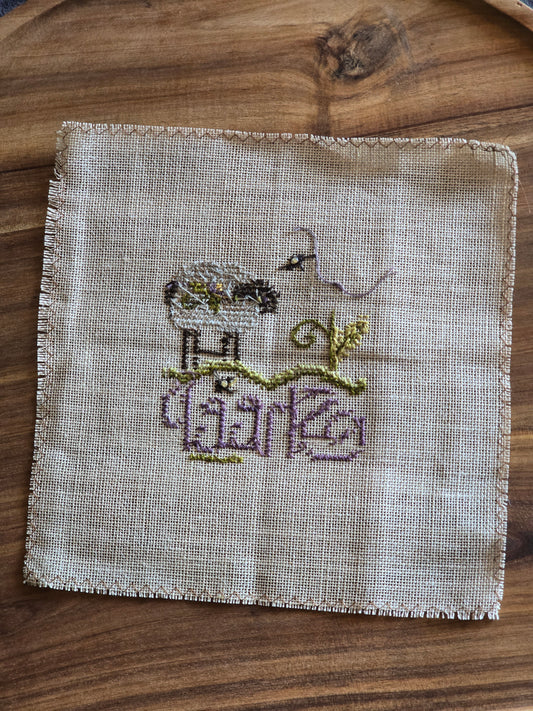Shepherd's Bush - Sheep - Completed Cross Stitch