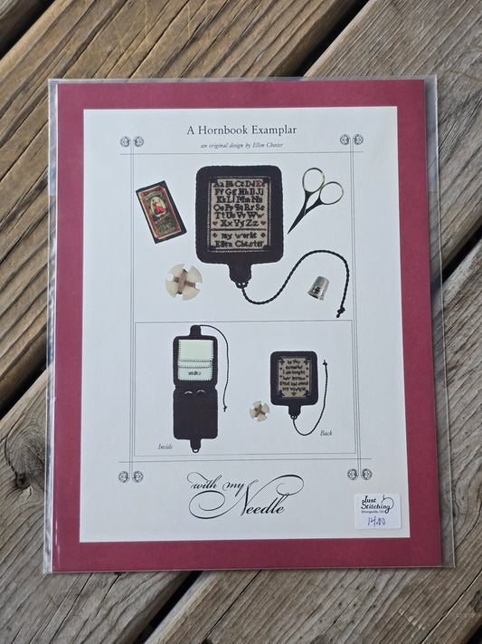 With My Needle - A Hornbook Sampler - Cross Stitch Pattern