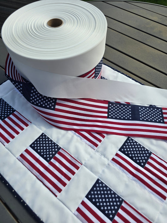 US Flags and Header by the Yard