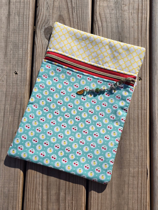 K Heinz Designz - Cloth Project Bag - Lemons & Cherries