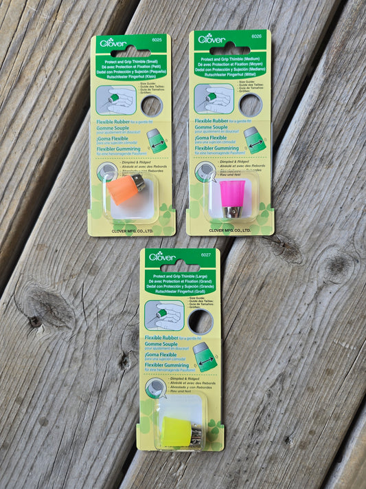 Clover - Protect and Grip Thimble - Small, Medium, Large