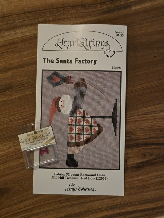 Heartstrings - The Santa Factory - March - Cross Stitch Pattern