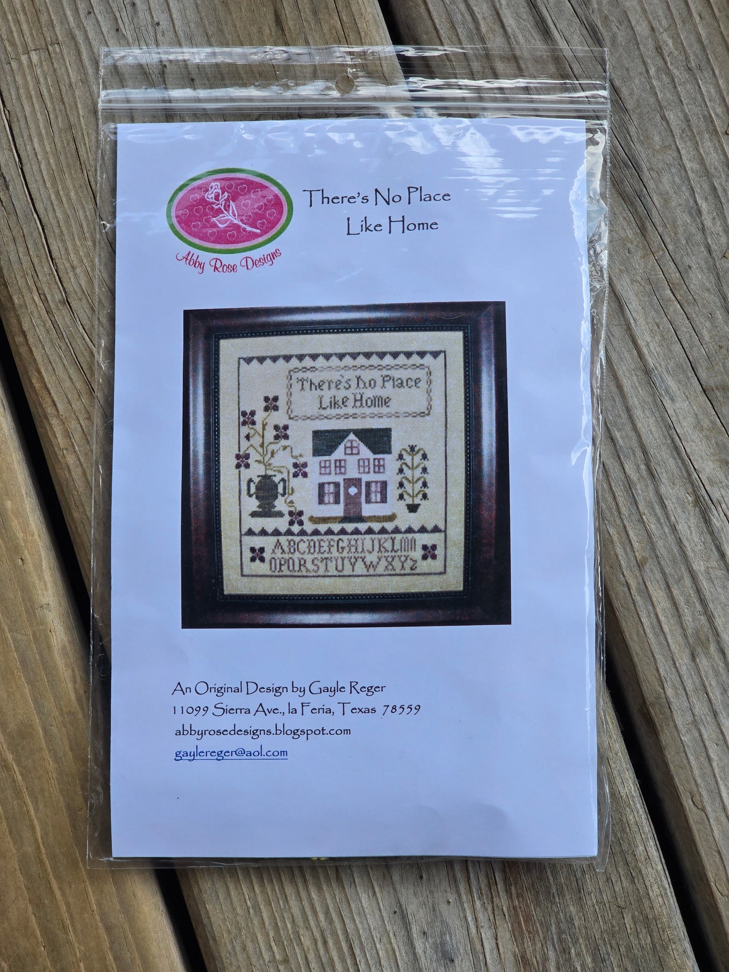 Abby Rose Designs - There's No Place Like Home - Cross Stitch Pattern