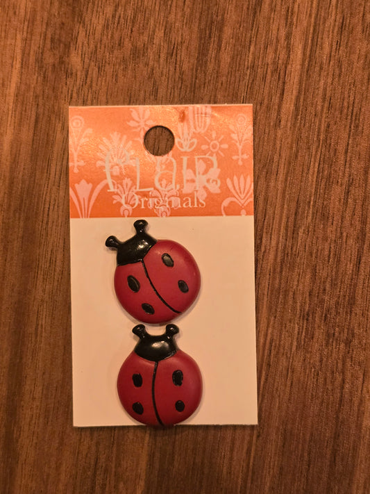Flair Originals - Ladybug Buttons