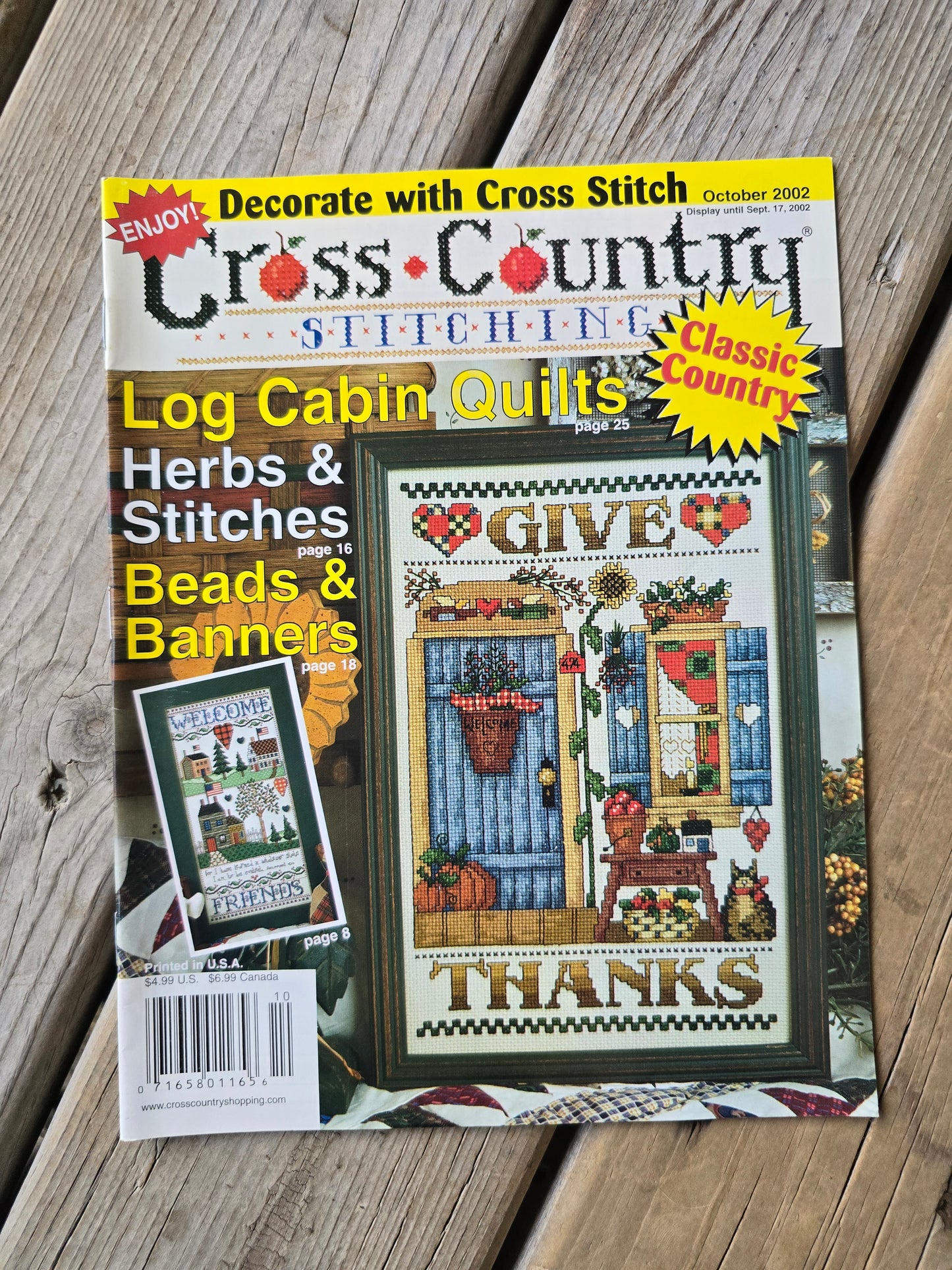 Cross Country Stitching Magazine - 2002 Bundle