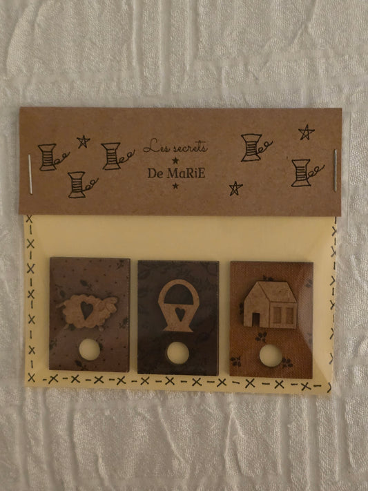 Les Secrets De Marie - Sheep, Basket, House Thread Holders - Nashville Needlework Market 2026