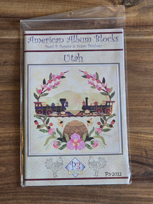 P3 Designs - American Album Blocks - Utah - Applique Pattern