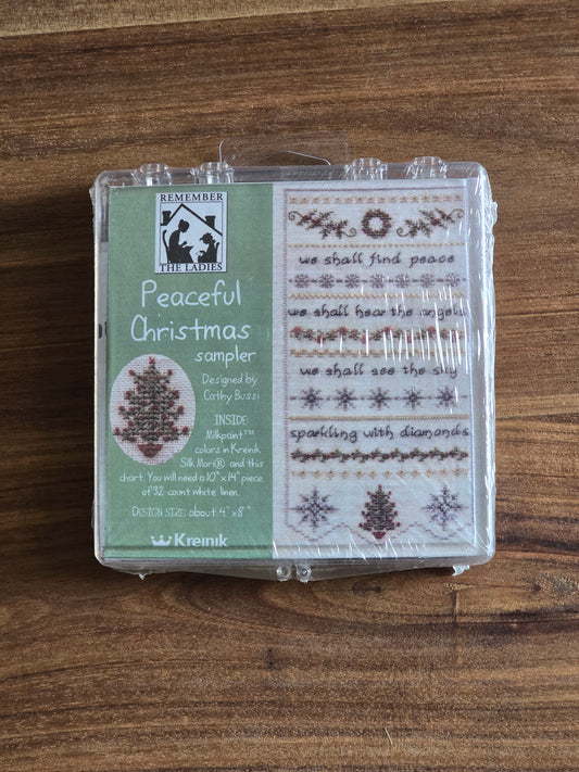 Kreinik - Remember the Ladies - Peaceful Christmas - Cross Stitch Kit
