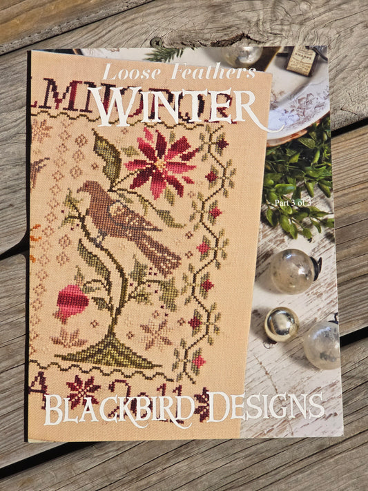 Blackbird Designs - Loose Feathers Winter - Cross Stitch Pattern