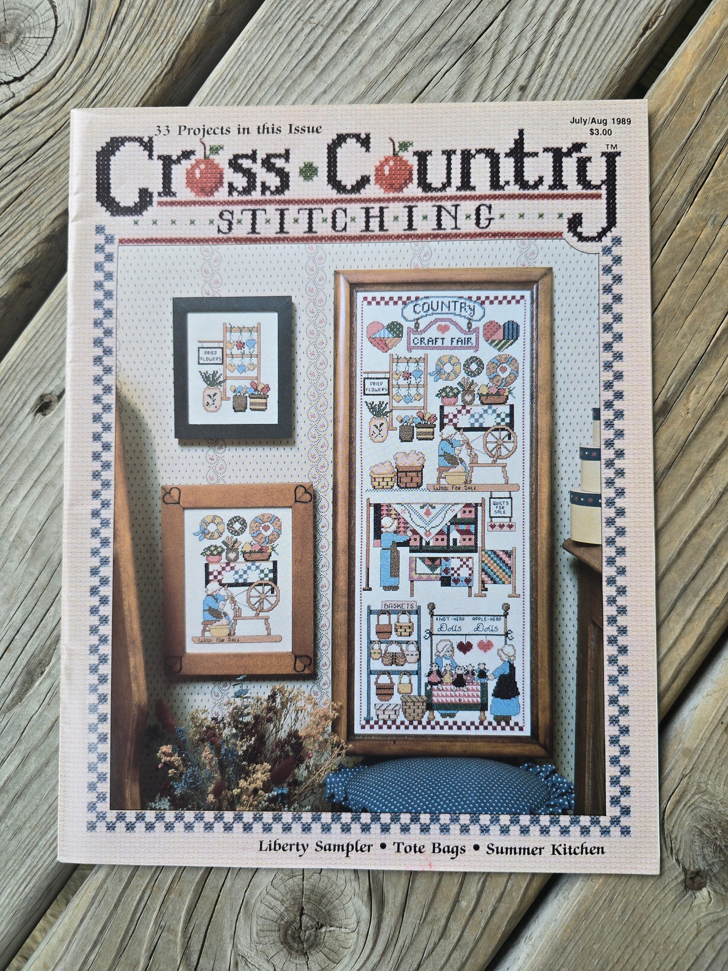 Cross Country Stitching Magazine - 1989 Bundle