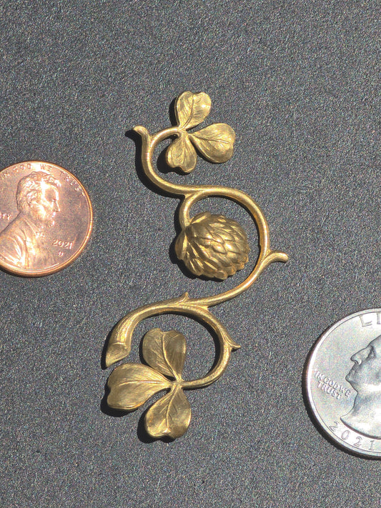 By Jupiter - Clover Branch - Notions - Flat Backs