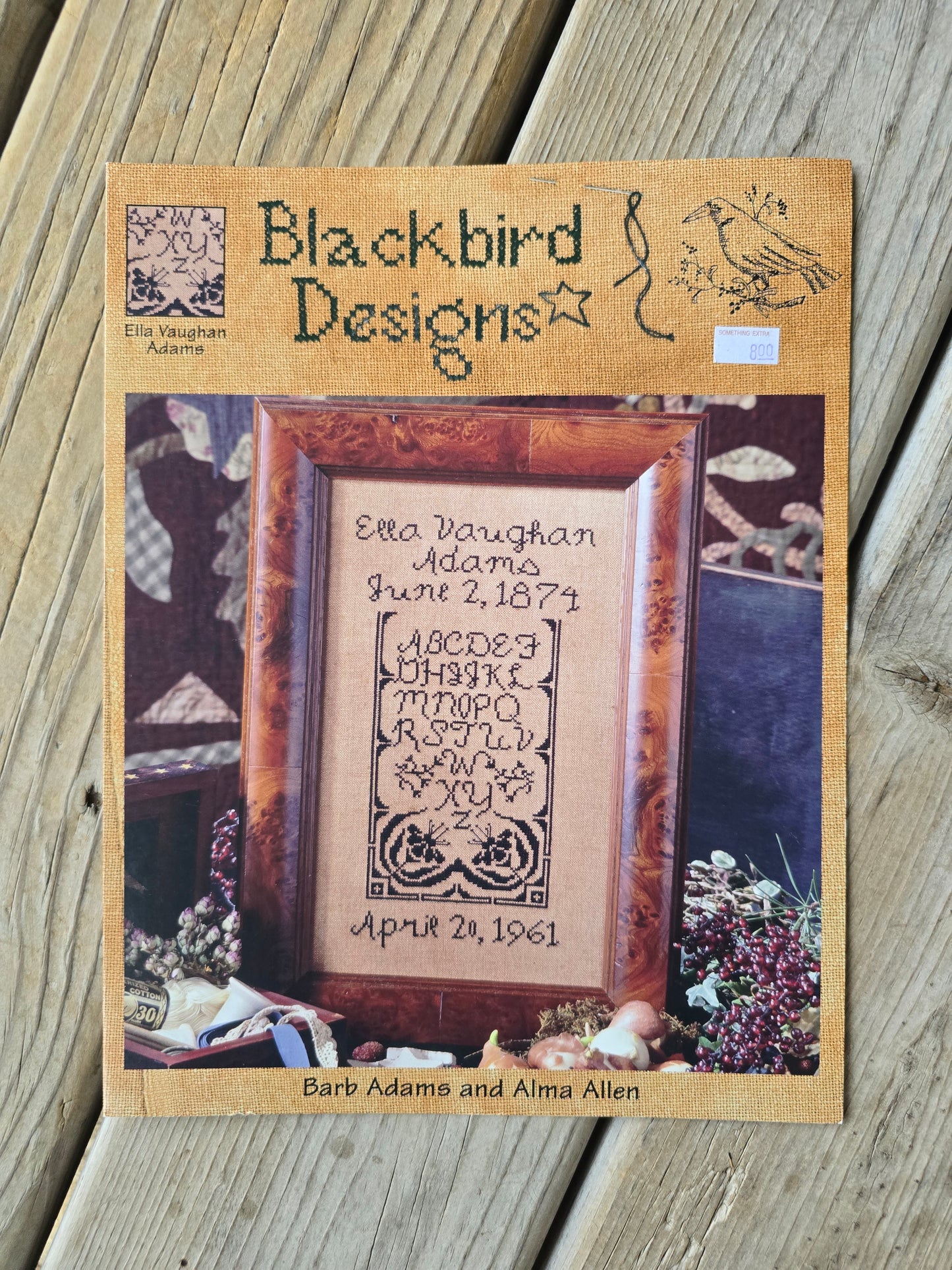 Blackbird Designs - Ella Vaughan Adams - Cross Stitch Pattern