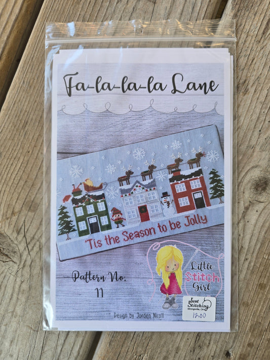Little Stitch Girl - Fa-la-la-la Lane - Cross Stitch Pattern
