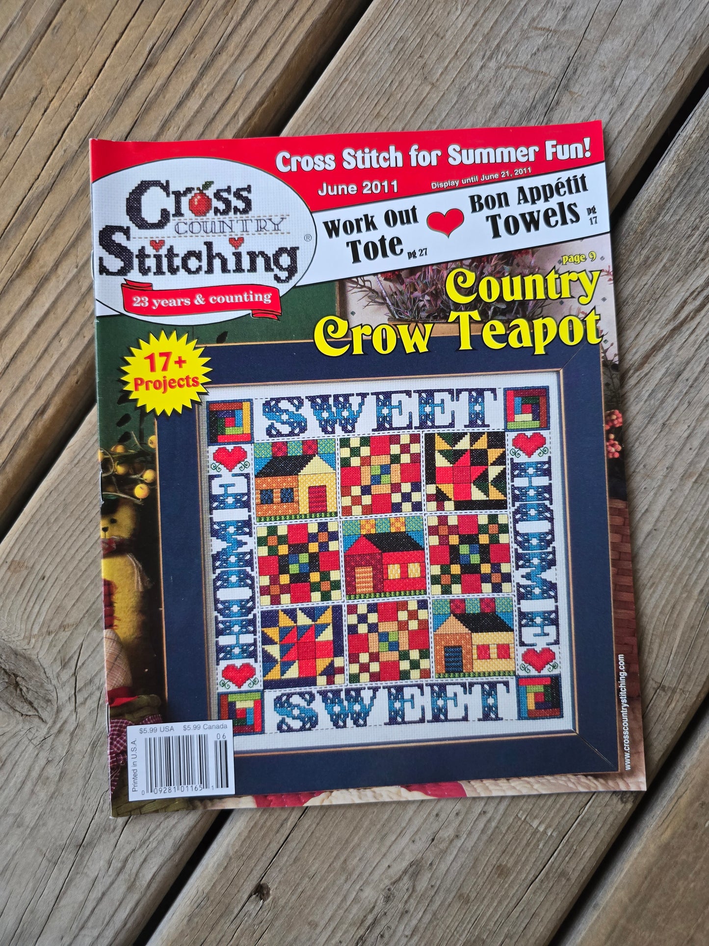 Cross Country Stitching Magazine - 2011 Bundle