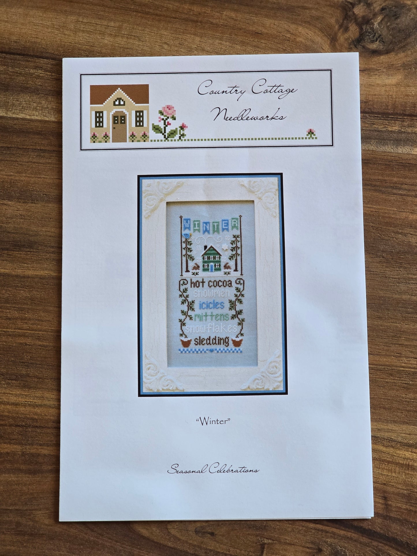 Country Cottage Needleworks - Winter - Seasonal Celebrations - Cross Stitch Pattern