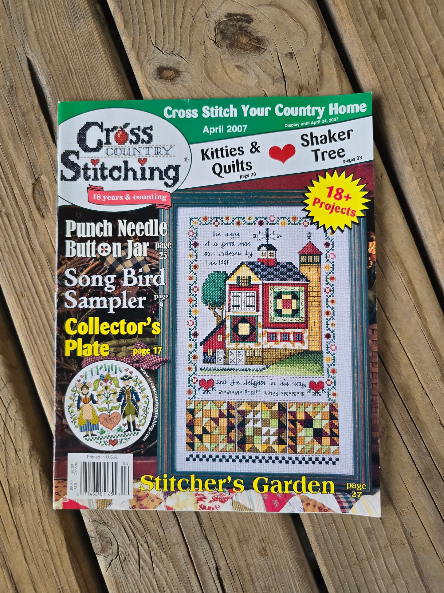 Cross Country Stitching Magazine - 2007 Bundle