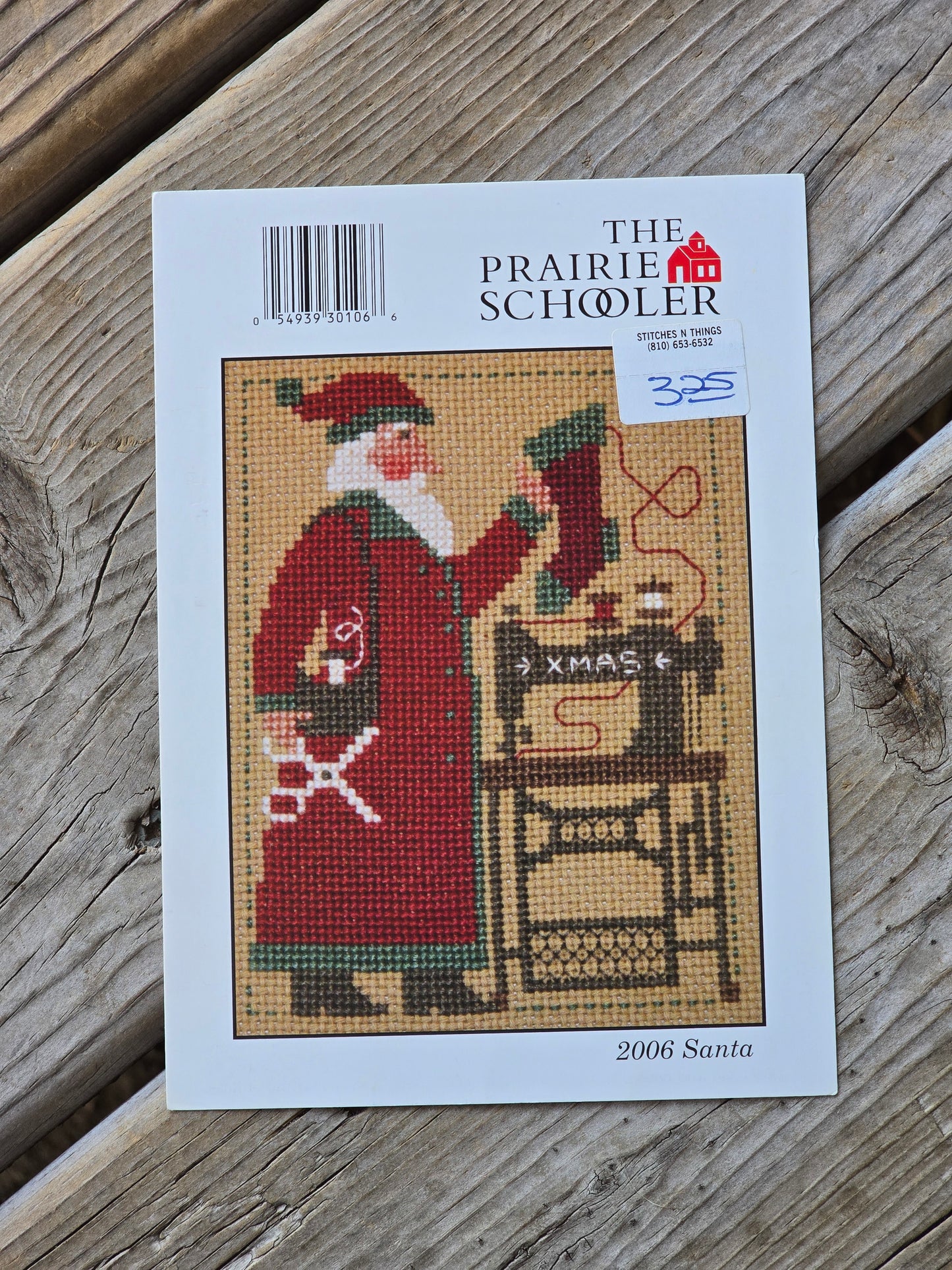 The Prairie Schooler - 2006 Santa - Cross Stitch Pattern