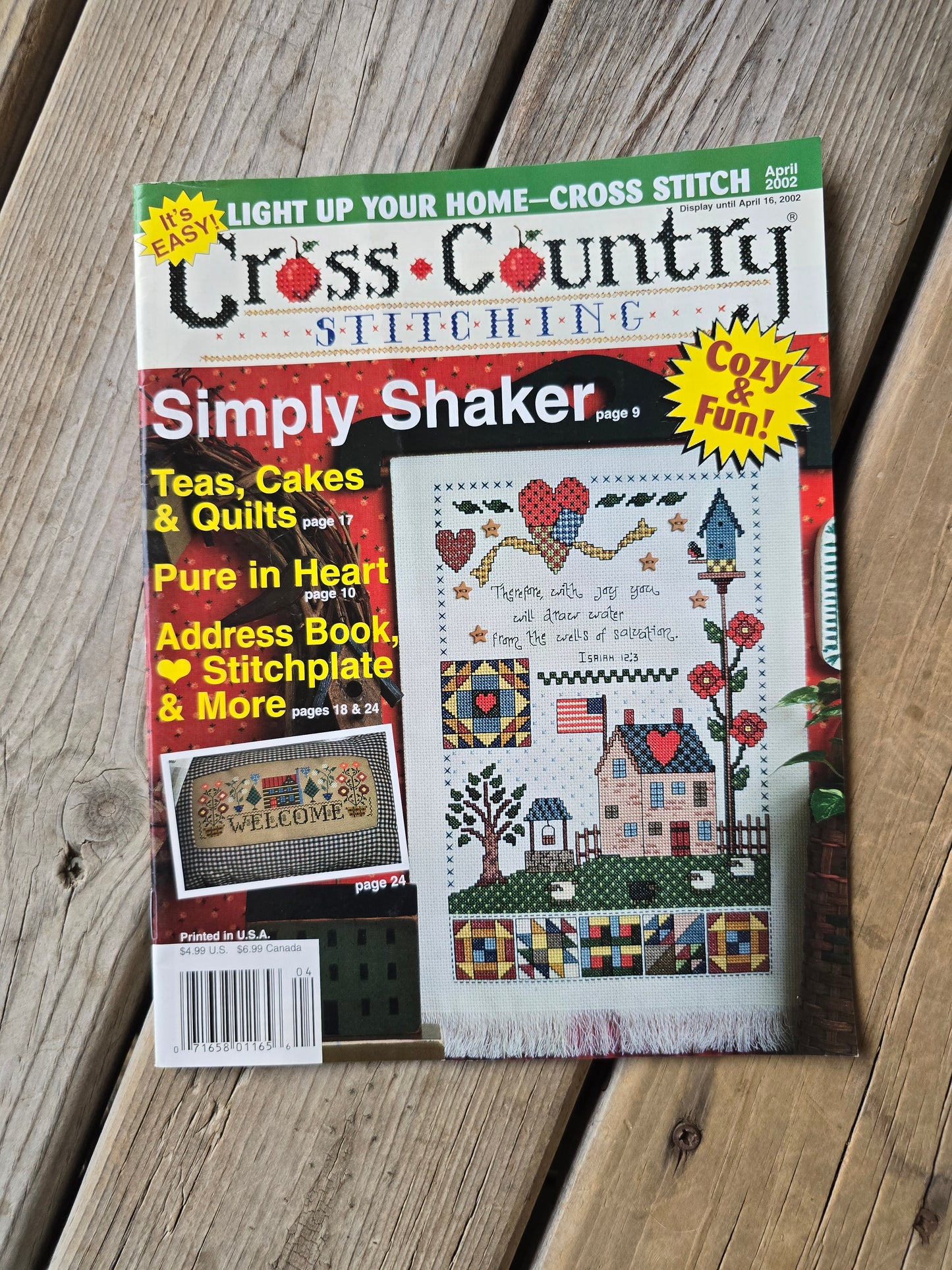 Cross Country Stitching Magazine - 2002 Bundle