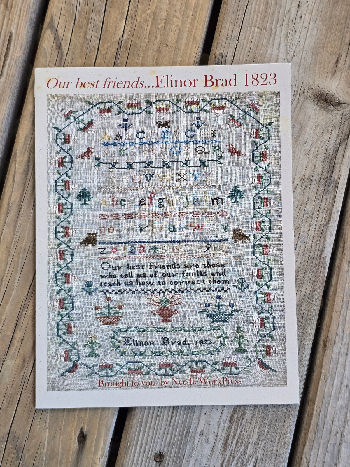 NeedleWork Press - Our Best Friends...Elinor Brad 1823 - Cross Stitch Pattern