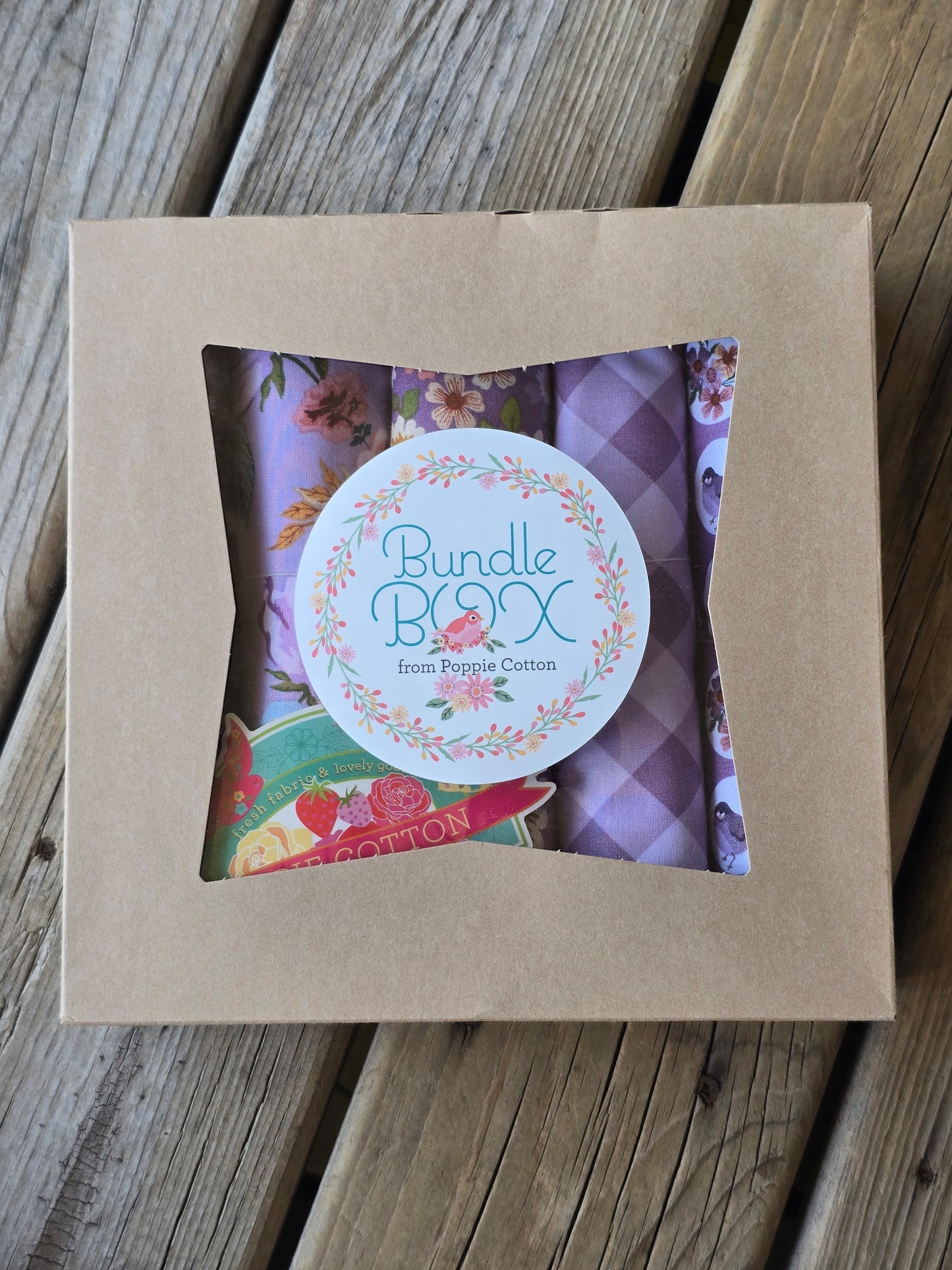 Poppie Cotton - Purple Fabric Bundle Box - Quilting - Fabric