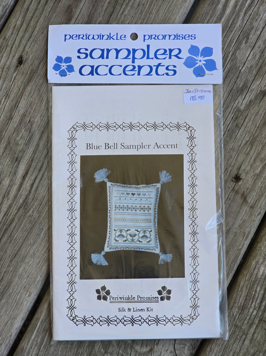Periwinkle Promises - Blue Bell Sampler Accent - Sampler Accents - Cross Stitch Kit
