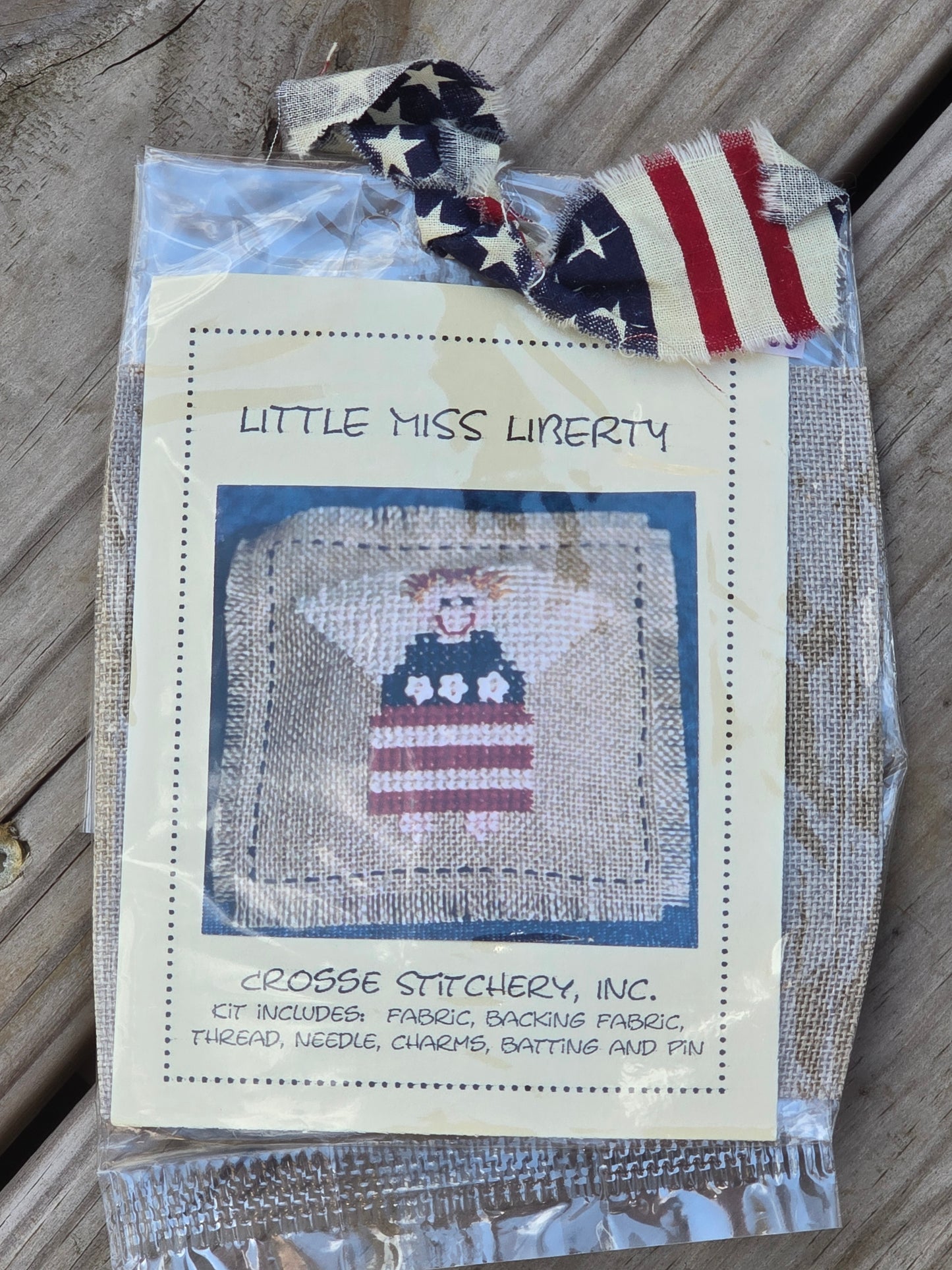 Crosse Stitchery, Inc. - Little Miss Liberty - Cross Stitch Kit