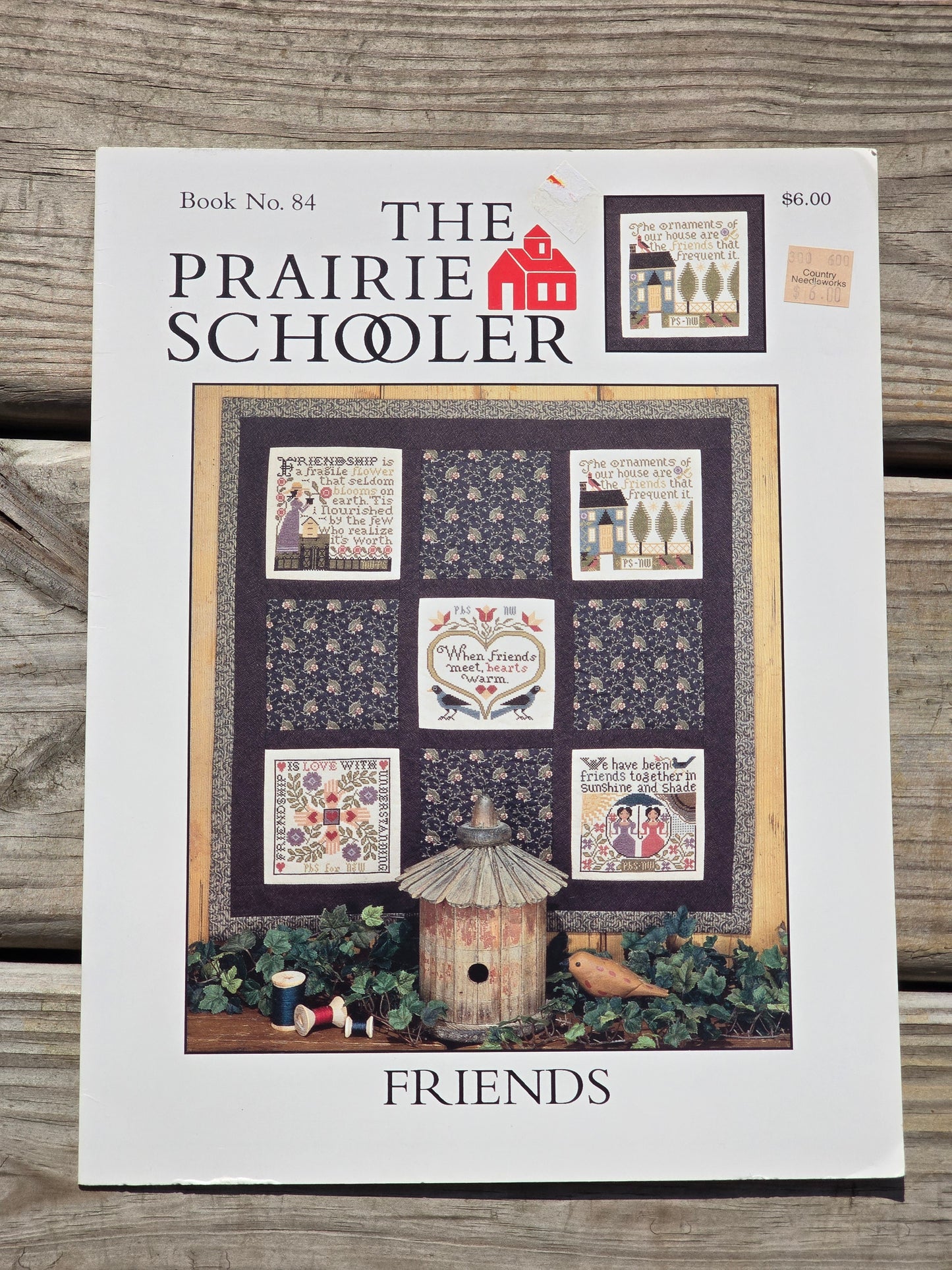 The Prairie Schooler - Friends - Book No. 84 - Cross Stitch Pattern