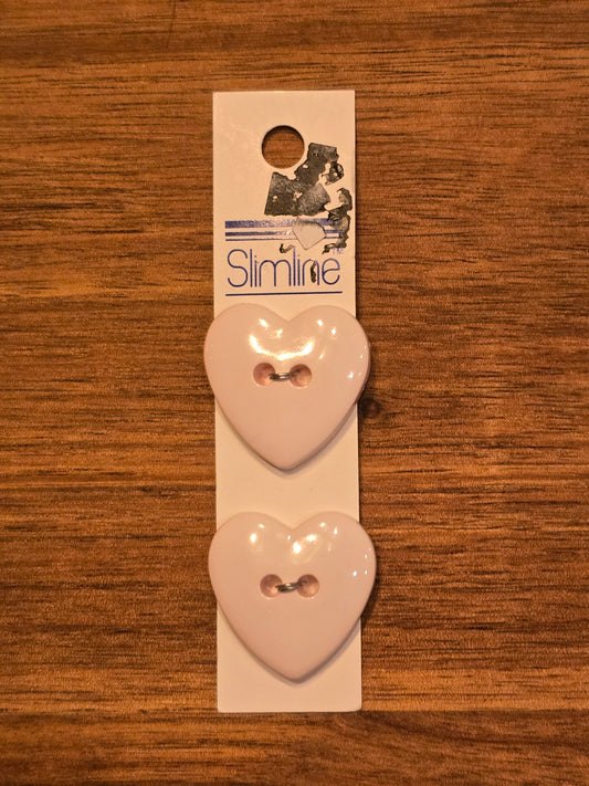 Slimline - Heart Buttons