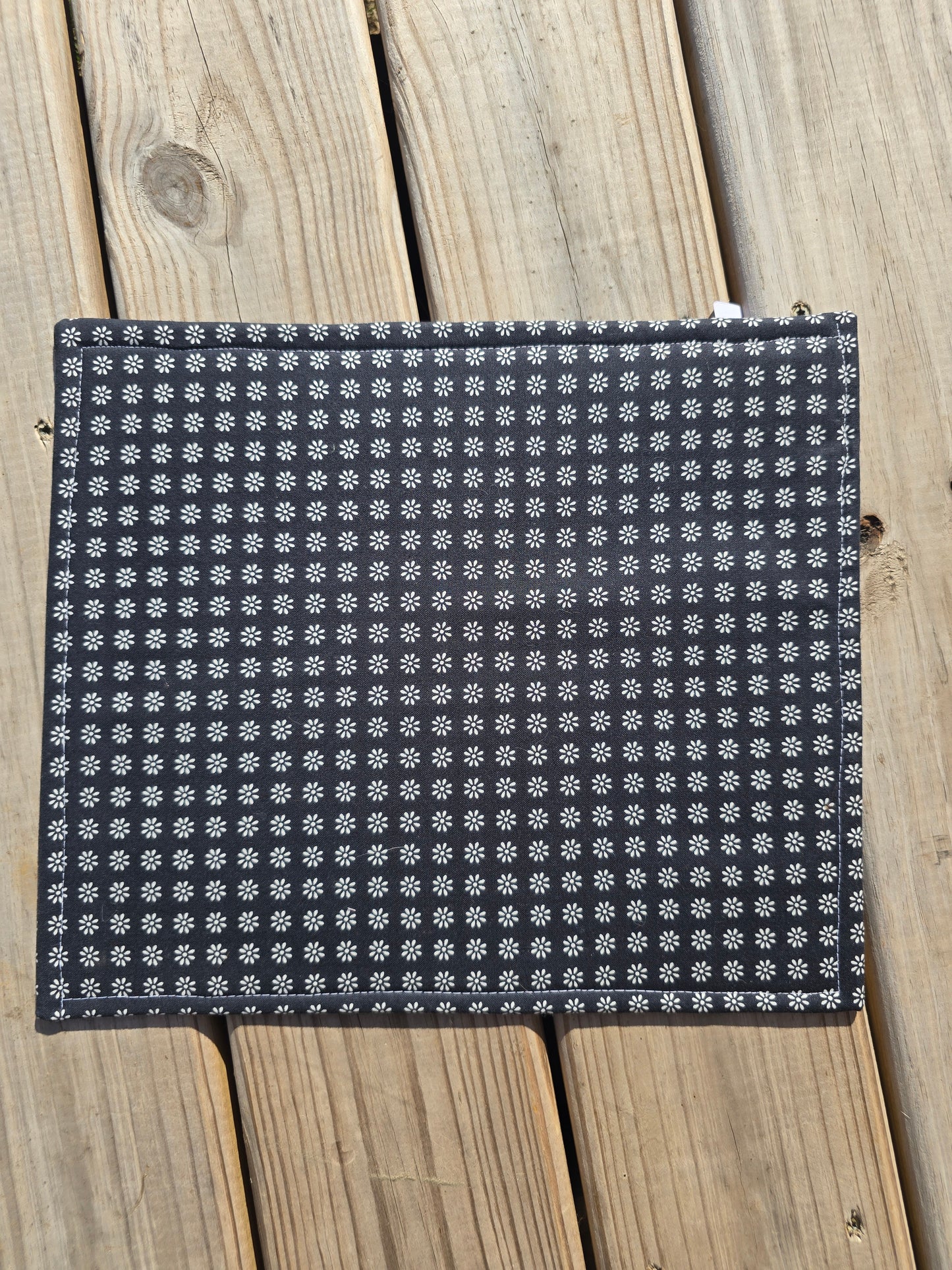 K Heinz Designz - Vinyl Project Bag - Red Check and Floral
