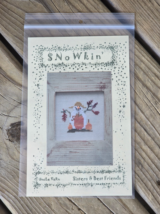 Sisters and Best Friends - Snowkin - Cross Stitch Pattern