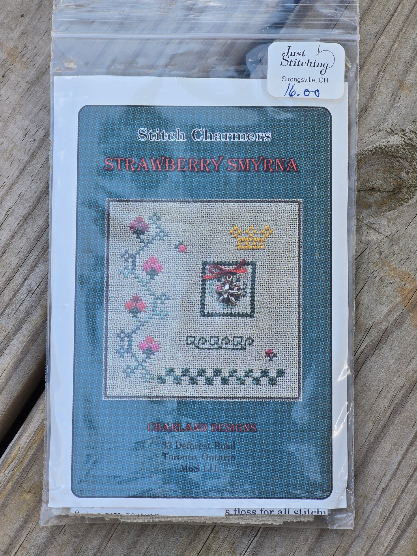 Charland Designs - Strawberry Smyrna - Stitch Charmers - Cross Stitch Kit