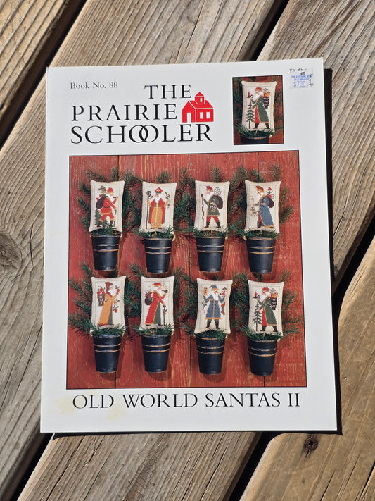 The Prairie Schooler - Old World Santas II - Book No. 88 - Cross Stitch Pattern