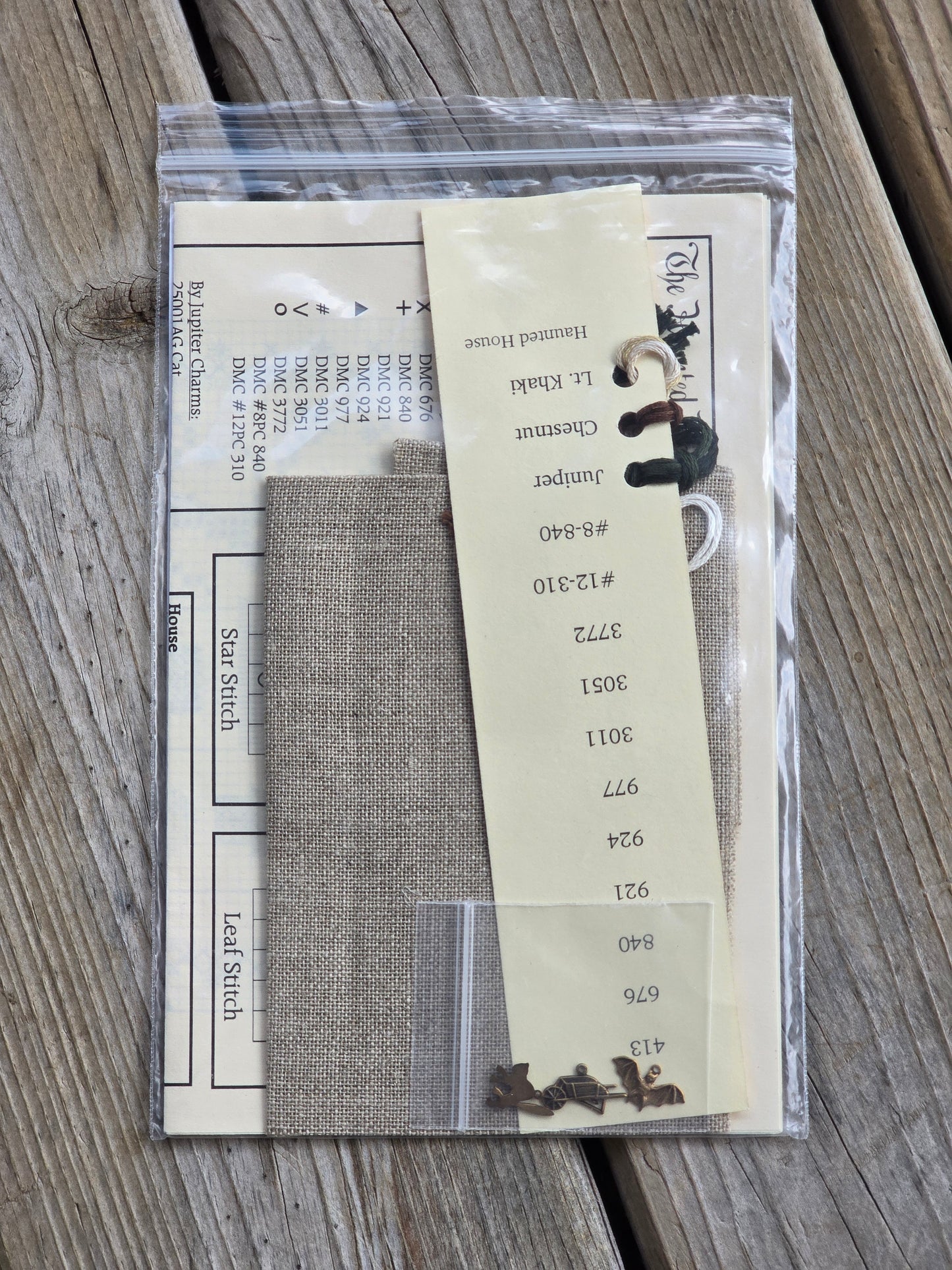 Elizabeth's Designs - Flowers & Friends Stitching Club - The Haunted House - Cross Stitch Kit