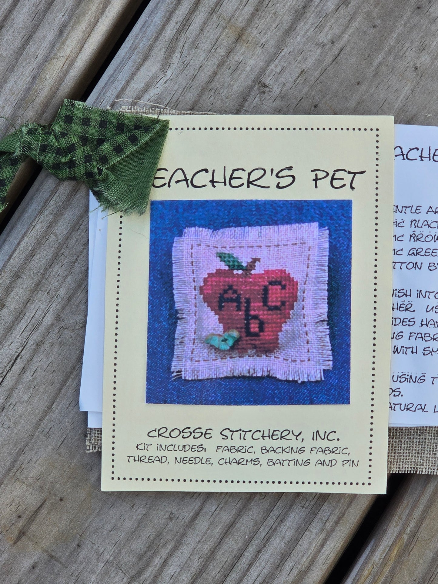 Crosse Stitchery, Inc. - Teacher's Pet - Cross Stitch Kit
