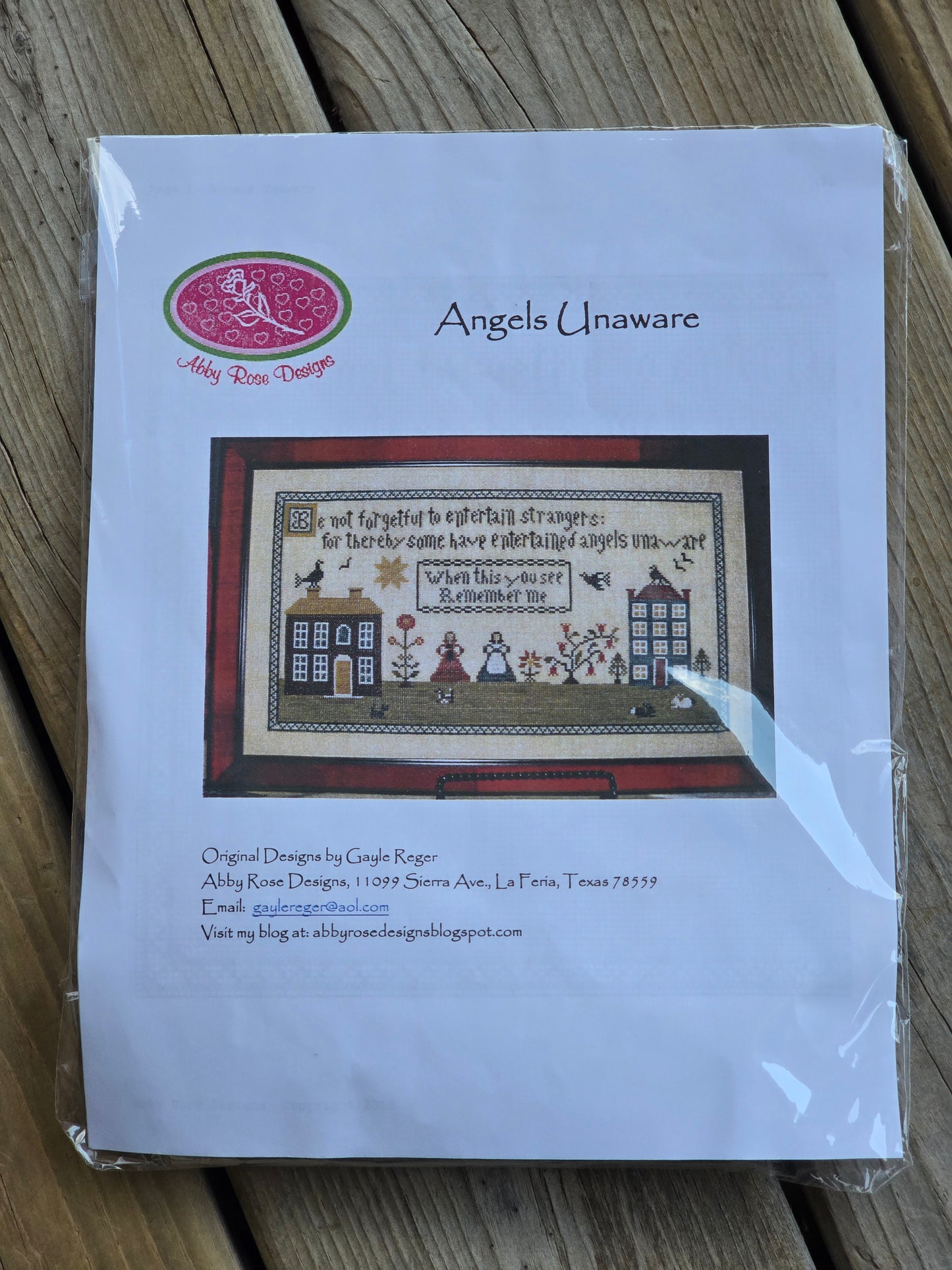 Abby Rose Designs - Angels Unaware - Cross Stitch Pattern