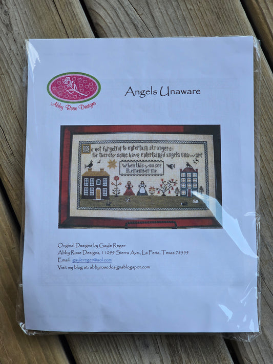 Abby Rose Designs - Angels Unaware - Cross Stitch Pattern