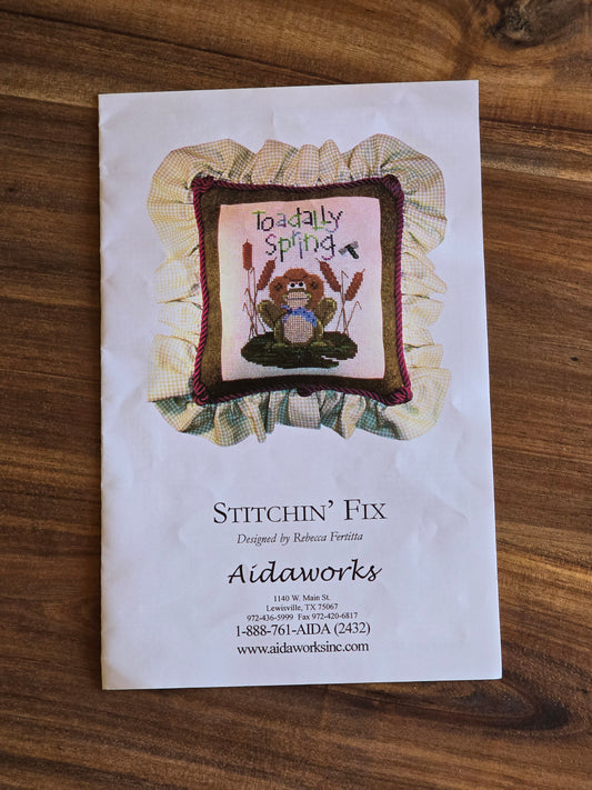 Aidaworks - Stitchin' Fix - Toadally Spring - Cross Stitch Kit