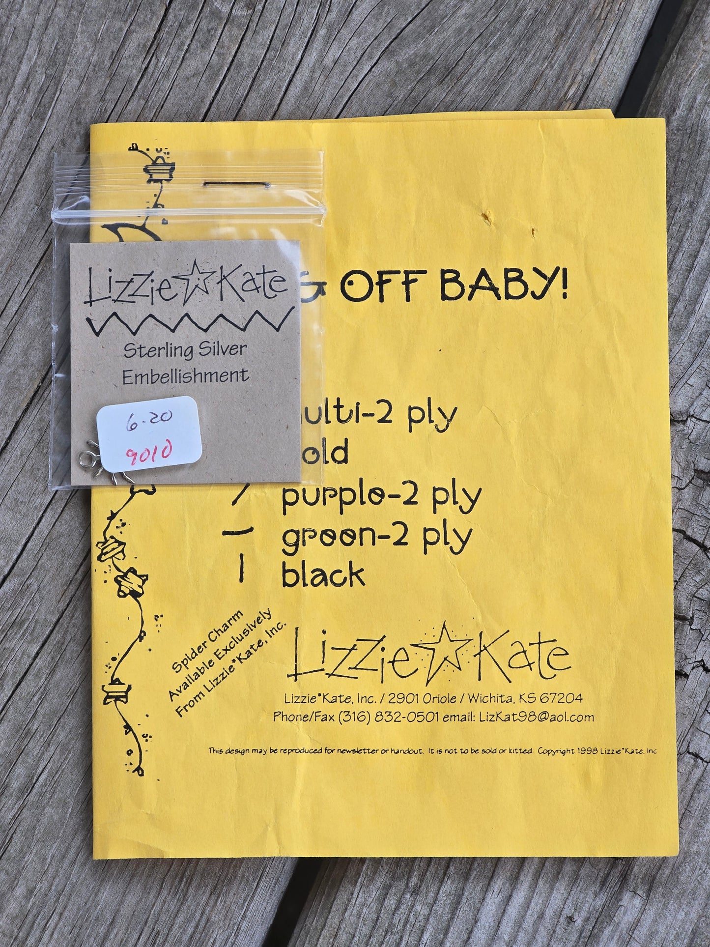 Lizzie Kate - Bug Off Baby - Completed Cross Stitch