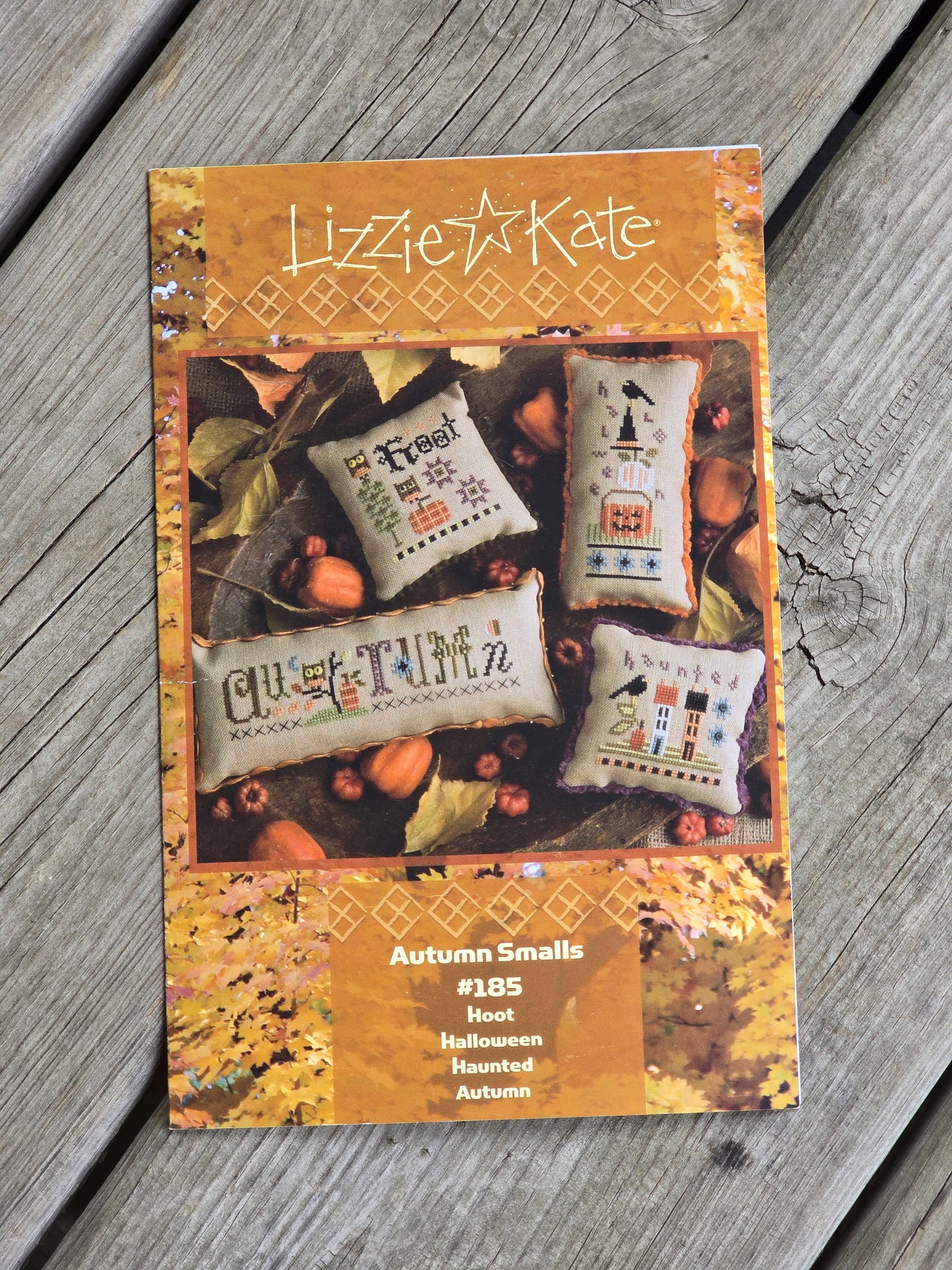 Lizzie Kate - Autumn Smalls - Hoot/Halloween/Haunted/Autumn - Cross Stitch Pattern