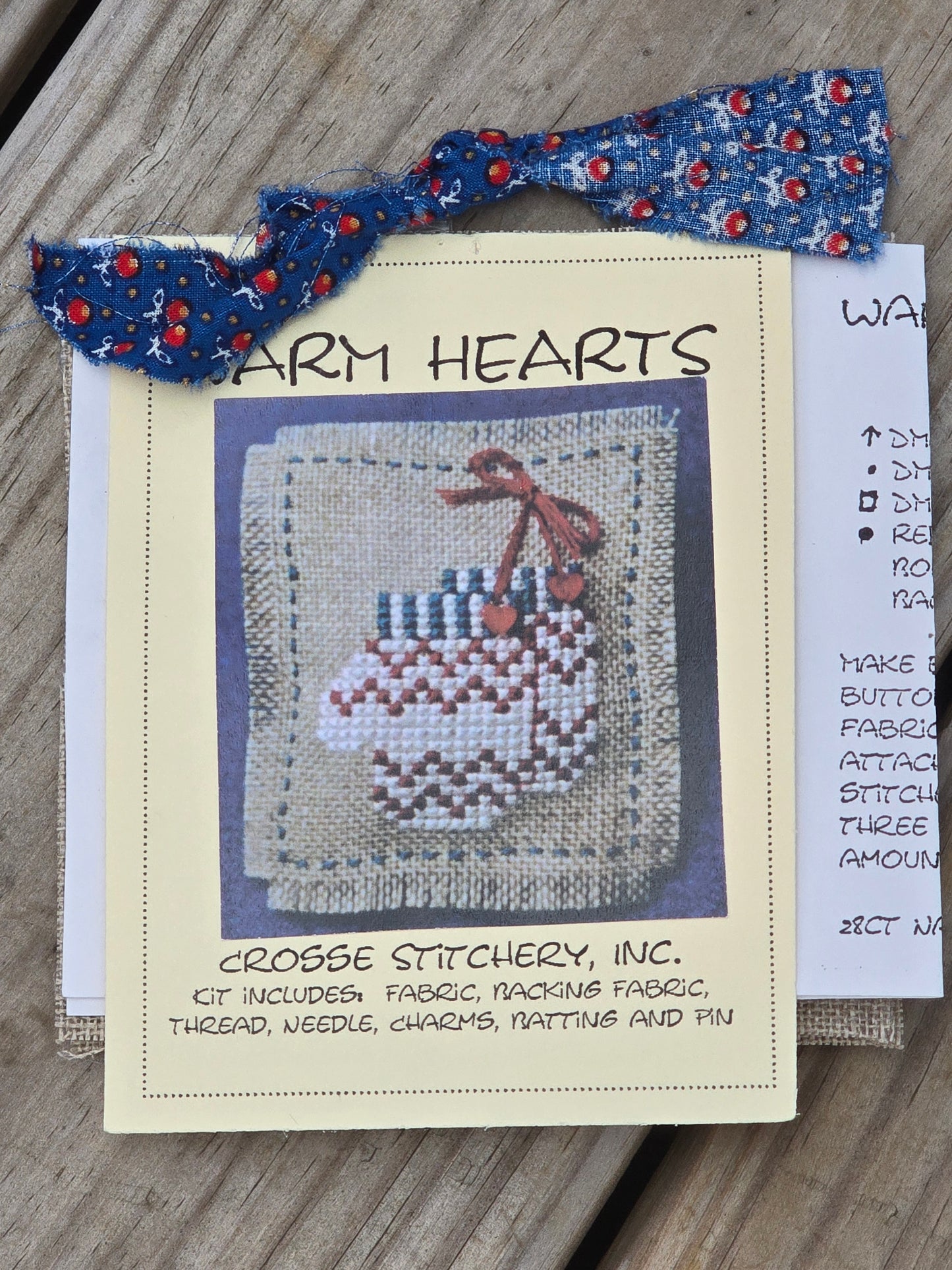 Crosse Stitchery, Inc. - Warm Hearts - Cross Stitch Kit