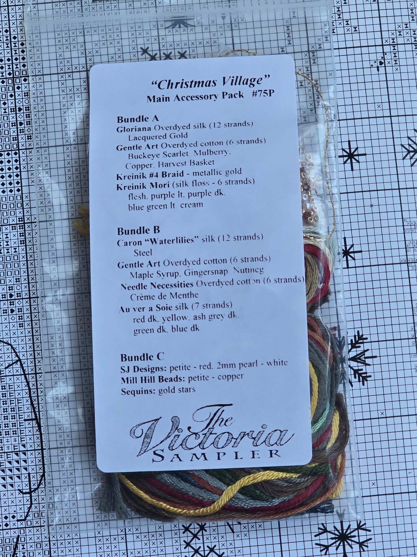 The Victoria Sampler - Christmas Village - Cross Stitch Pattern