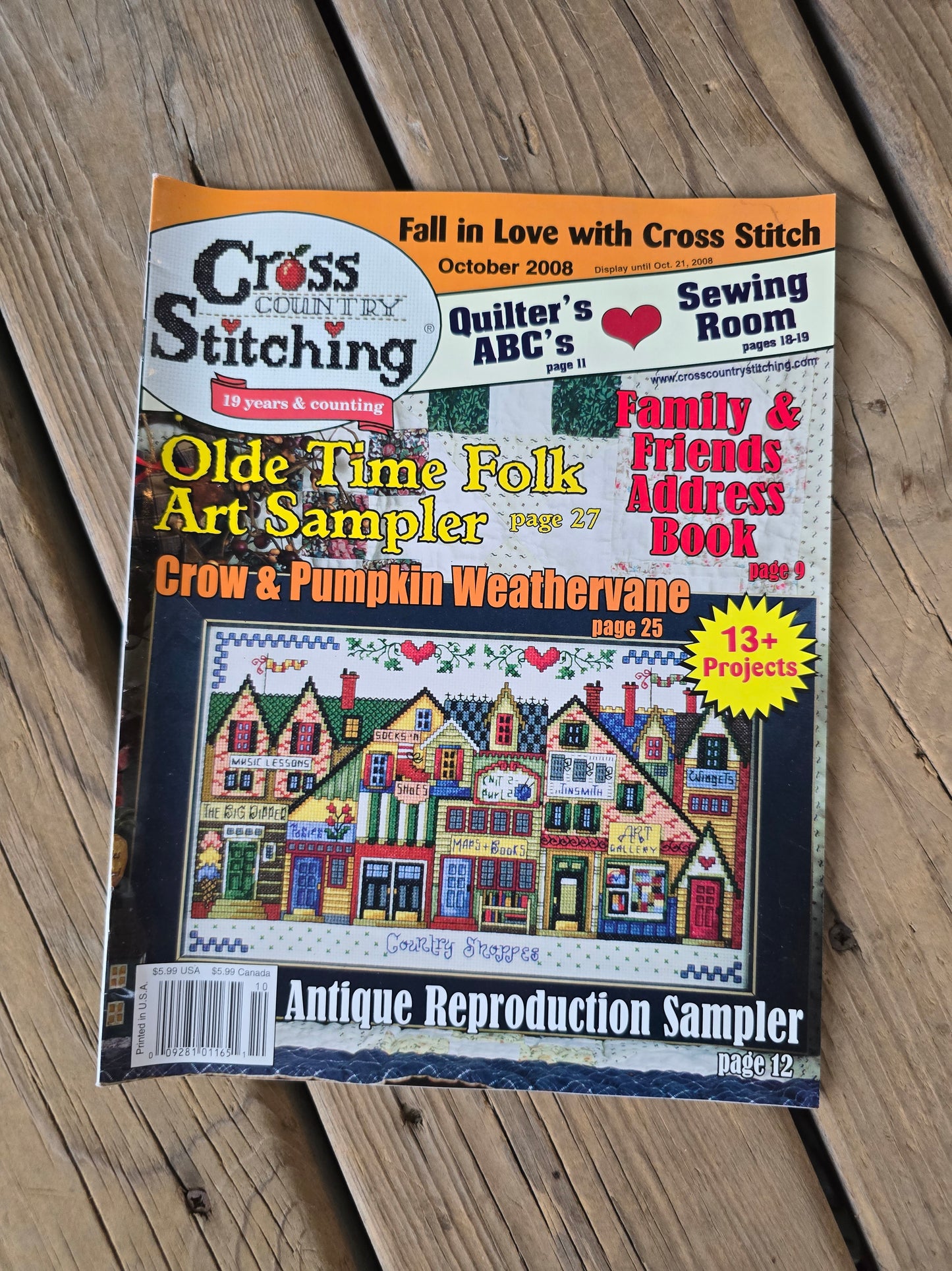 Cross Country Stitching Magazine - 2008 Bundle