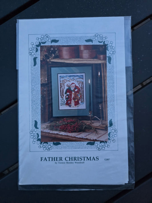 Chappelle Designers - The Vanessa-Ann Collection - Father Christmas - Cross Stitch Pattern