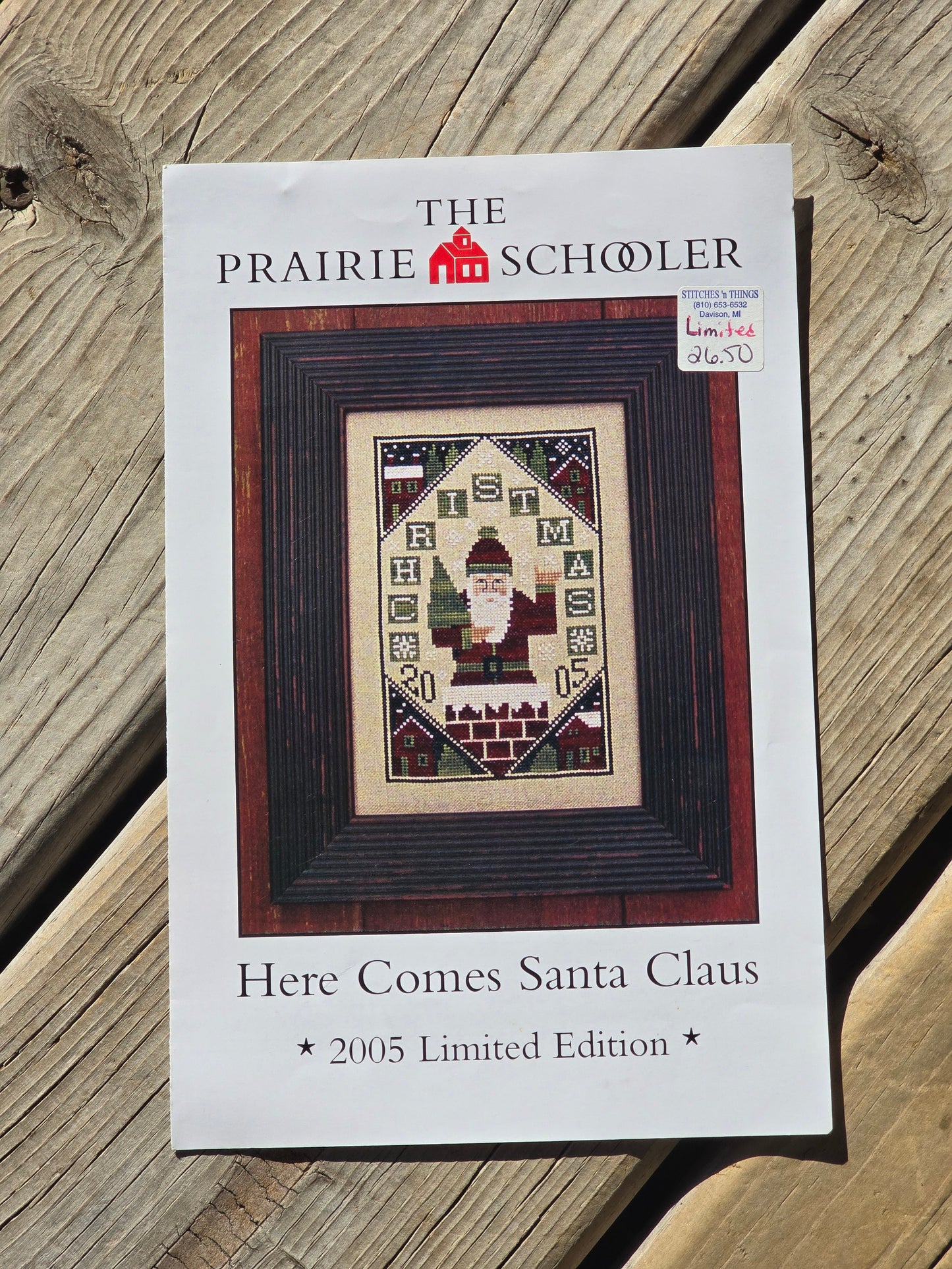 The Prairie Schooler - Here Comes Santa Clause - 2005 Limited Edition - Cross Stitch Pattern
