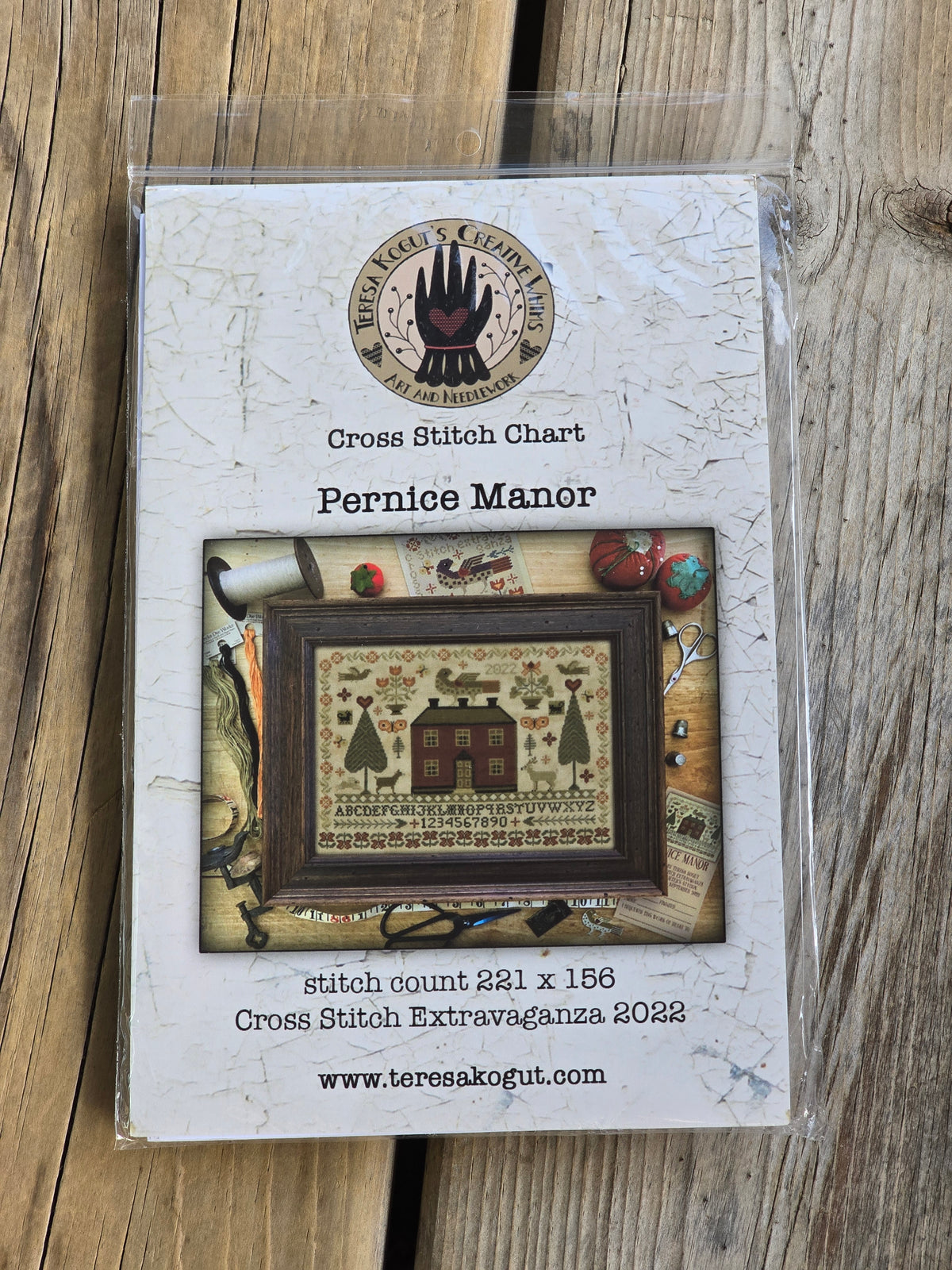 Teresa Kogut - Pernice Manor - Cross Stitch Extravaganza 2022 - Cross Stitch Pattern