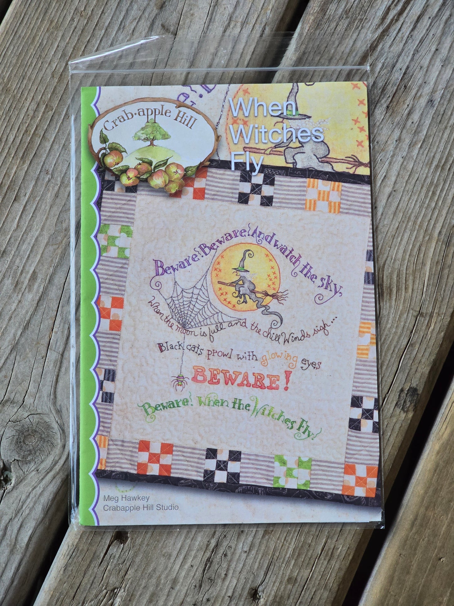 Crab-apple Hill - When Witches Fly - Quilt Pattern